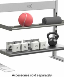 Gym Rax - 3 Ft. Streamline Bay + Gym Storage - Storm Grey