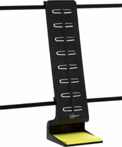 Note Tower - Pro Two-Page Side by Side Document Holder and Sticky Note Organizer - Black