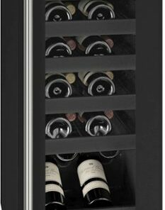 U-Line - 24-750ml Bottle Wine Refrigerator - Black
