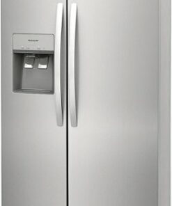 Frigidaire - 22.3 Cu. Ft. Side-by-Side Counter-Depth Refrigerator - Stainless steel