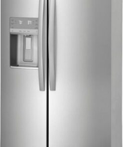 Frigidaire - Gallery 22.3 Cu. Ft. Side-by-Side Counter-Depth Refrigerator - Stainless steel