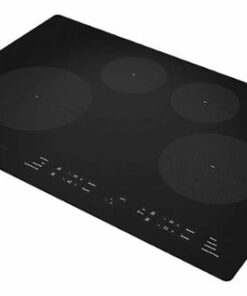 Whirlpool - 30" Built-In Electric Induction Cooktop with 4 Elements with Quick Cleanup - Black