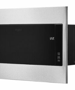Whirlpool - 1.1 Cu. Ft. Built-In Microwave with Standard Trim Kit - Stainless steel