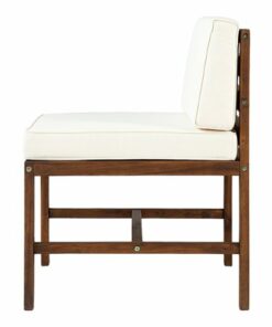 Walker Edison - Harbor Acacia Wood Patio Chair - Brown 0