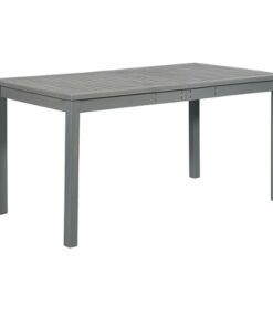 Walker Edison - Everest Acacia Wood Outdoor Dining Table - Gray Wash