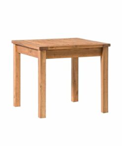 Walker Edison - Everest Acacia Wood Outdoor Side Table - Brown