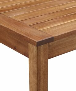 Walker Edison - Acacia Wood Counter Height Outdoor Dining Table - Brown
