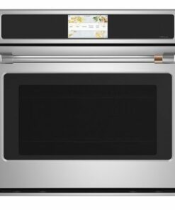 Café - 30" Built-In Single Electric Convection Wall Oven with True European Convection and In-Oven Camera - Stainless steel