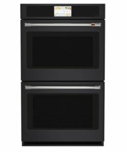 Café - 30" Built-In Double Electric Convection Wall Oven with True European Convection and In-Oven Camera - Matte Black