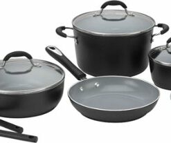 Cuisinart - 10 Piece Cookware Set - Gray