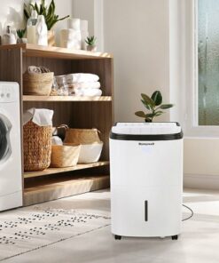 Honeywell - Energy Star 50-Pint Dehumidifier with Washable Filter - White