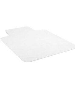 Mount-It! - Mount-It Clear Desk Chair Mat for Hardwood Floor - White