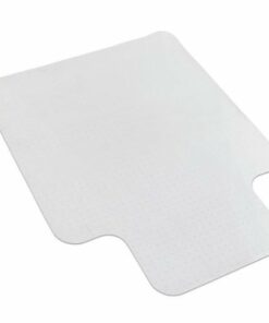 Mount-It! - Clear Studded Office Chair Floor Protector - White