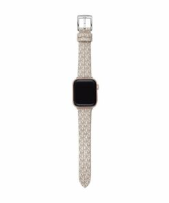 Michael Kors - Micro Logo Vanilla PVC 38/40mm Band for Apple Watch®