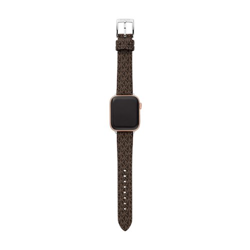 Michael Kors - Micro Logo Brown PVC 38/40mm Band for Apple Watch®