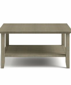 Simpli Home - Acadian Square Coffee Table - Distressed Grey