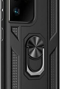 SaharaCase - Military Kickstand Series Case for Samsung Galaxy S21 Ultra 5G - Black