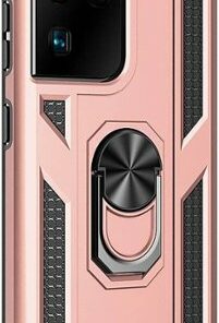 SaharaCase - Military Kickstand Series Case for Samsung Galaxy S21 Ultra 5G - Rose Gold