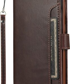 SaharaCase - Folio Wallet Case for Samsung Galaxy S21+ 5G - Brown