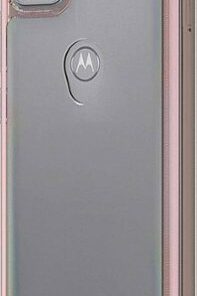 SaharaCase - Hard Shell Series Case for Motorola One 5G Ace (2021) - Clear Rose Gold