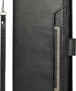 SaharaCase - Folio Wallet Case for Samsung Galaxy S21 Ultra 5G - Black