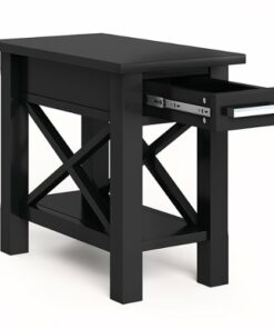 Simpli Home - Kitchener Narrow Side Table - Black