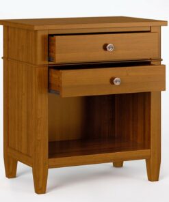 Simpli Home - Night Stand, Bedside table - Light Golden Brown
