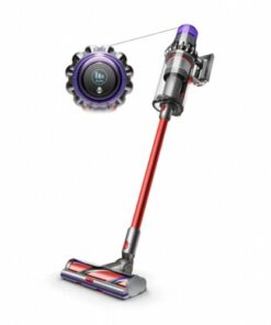 Dyson - Outsize Total Clean Cordless Vacuum - Nickel/Red