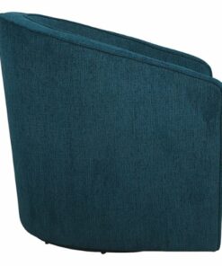 OSP Home Furnishings - Danica Swivel Chair - Azure