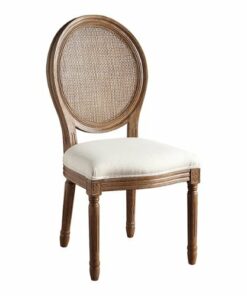 OSP Home Furnishings - Stella Oval Back Chair - Linen