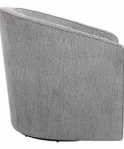 OSP Home Furnishings - Danica Swivel Chair - Smoke