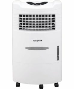 Honeywell - 470 CFM Indoor Evaporative Air Cooler (Swamp Cooler) with Remote Control - White