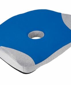 Mind Reader - Ergonomic Seat Cushion, Gel Chair Comfort Padding, Tailbone Relief Cutout - Blue