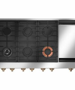 Café - 48" Built-In Gas Cooktop with 6 Burners - Matte White