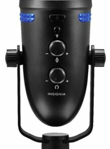 Insignia™ - Wired Cardioid & Omnidirectional USB Microphone