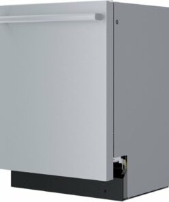 Bosch - 800 Series 24" Top Control Smart Built-In Dishwasher with CrystalDry, 3rd Rack and 42 dBA - Silver