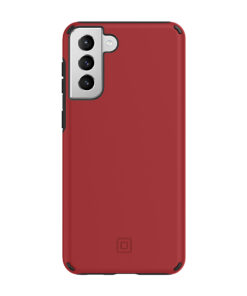 Incipio - Duo Case for Samsung Galaxy S21+ 5G - Salsa Red/Black