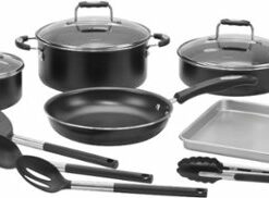 Cuisinart - Complete Chef 22 Piece Cookware Set - Silver
