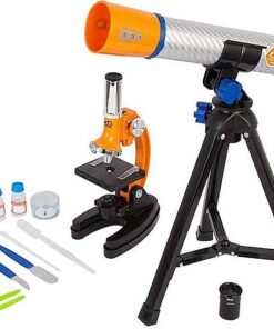 Discovery - 40mm Refractor Telescope with Microscope Combo Set