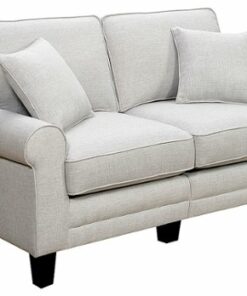 Serta - Copenhagen 61" Loveseat - Light Gray