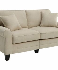 Serta - Copenhagen 61" Loveseat - Cream