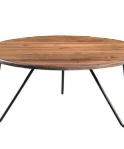 Serta - Bryant Round Coffee Table - Aged Pine