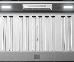 Zephyr - Monsoon Connect 48 in. 700 CFM Insert Mount Range Hood with LED Light - Stainless steel