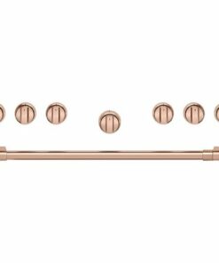 Café - Handle and Knob Set for 36" Pro Range and Rangetop - Brushed copper