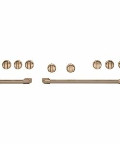 Café - Handle and Knob Set for 48" Pro Range and Rangetop - Brushed bronze