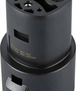 Lectron - J1772 to Tesla EV Adapter Charger for Tesla Electric Vehicle - Black