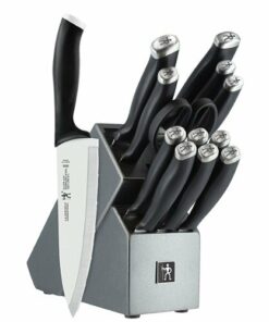 Henckels - Silvercap 14-pc Knife Block Set - Black
