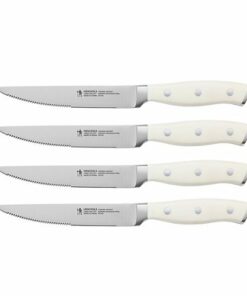 Henckels - Forged Accent 4-pc Steak Knife Set - White - White