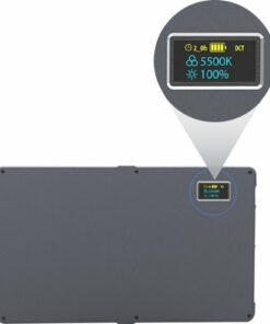 Digipower - RGB 276 LED Light with 24 Brightness Settings, 25 Color Temperatures, 21 RGB Color Presets - Black