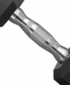 Stack Fitness - 35LB Hex Dumbbell - Black